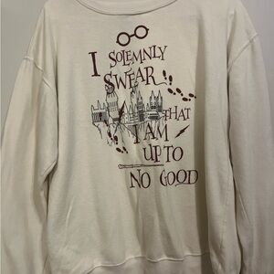Cream Harry Potter Graphic Women's Sweater